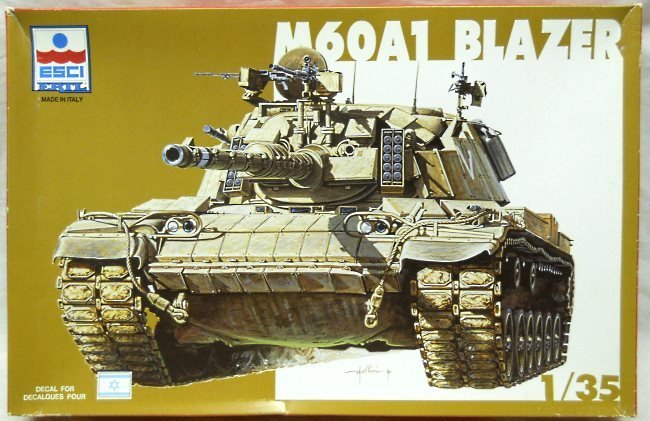 ESCI 1/35 M60A1 Blazer Tank Isreal, 5042 plastic model kit